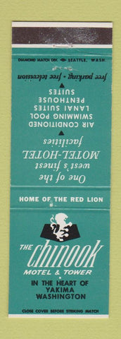 Matchbook Cover - Chinook Motel Yakima WA
