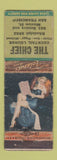 Matchbook Cover - Teh Chief San Francisco CA pinup WORN
