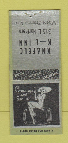 Matchbook Cover - Knafelc K L Inn girlie BOBTAIL