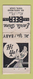 Matchbook Cover - Earl's Dine Vista CA girlie BOBTAIL