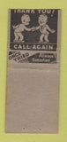 Matchbook Cover - Paradise Club San Francisco CA girlie BOBTAIL WEAR