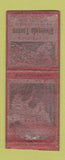 Matchbook Cover - Riverside Tavern Beloit WI BOBTAIL POOR girlie