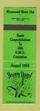 Matchbook Cover - Happy Days Monumental Match Club 1988 girlie