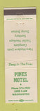 Matchbook Cover - Pines Motel Deer Park WA WEAR