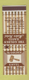Matchbook Cover - Golden Gavel Motor Hotel Olympia WA