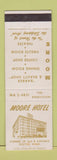 Matchbook Cover - Moore Hotel Seattle WA