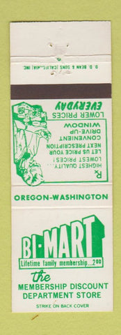 Matchbook Cover - Bi Mart Drug OR WA