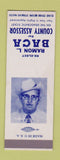 Matchbook Cover - Ramon Bach County Assessor  SAMPLE