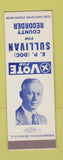 Matchbook Cover - EP Doc Sullivan County Recorder SAMPLE