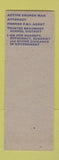 Matchbook Cover - Benjamin Harrison Congress Election SAMPLE