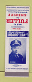 Matchbook Cover - Nile Fuller Sheriff Election Racine WI SAMPLE