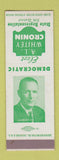 Matchbook Cover - AL Whitey Cronin State Rep Election IL Illinois SAMPLE