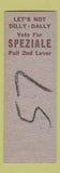 Matchbook Cover - John Speziale Congress CT became Chief Justice SAMPLE