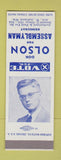 Matchbook Cover - Don Olson Assemblyman Democrat Ashland WI SAMPLE