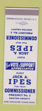 Matchbook Cover - Jack Ipes Commissioner Election Newton County SAMPLE
