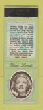 Matchbook Cover - Diamond Movie Stars 1930's Elissa Landi GREEN