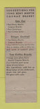 Matchbook Cover - Remy Martin Cognac