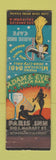 Matchbook Cover - Paris Inn Cafe Los Angeles CA girlie CROWN WEAR
