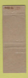 Matchbook Cover - The University Club Wilmington DE