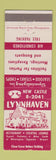 Matchbook Cover - Lynnhaven Restaurant Wilmington DE