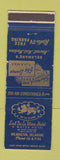 Matchbook Cover - Lord De LA Warr Hotel Wilmington DE