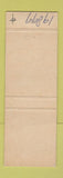 Matchbook Cover - Lord De LA Warr Hotel Wilmington DE
