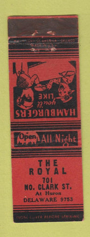 Matchbook Cover - The Royal Chicago?