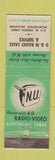 Matchbook Cover - NU Radio TV Tubes D&M Wilmington DE WORN