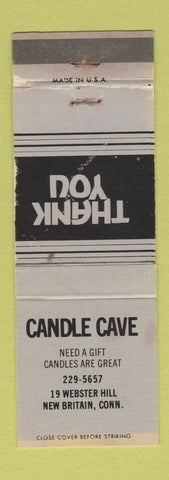 Matchbook Cover - Candle Cave New Britain CT WEAR