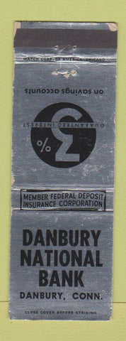 Matchbook Cover - Danbury National Bank CT