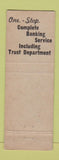 Matchbook Cover - Danbury National Bank CT