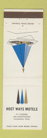 Matchbook Cover - Host Ways Motels East Haven CT