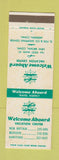 Matchbook Cover - Welcome Aboard Travel Agency Meriden CT New Britain