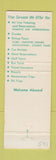 Matchbook Cover - Welcome Aboard Travel Agency Meriden CT New Britain