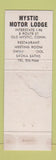 Matchbook Cover - Norwich Hotel CT Waterbury WORN