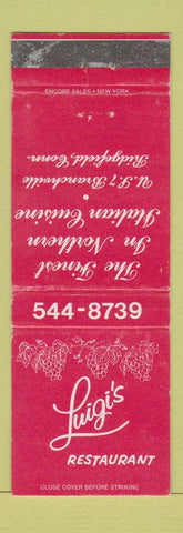 Matchbook Cover - Luigi's Italian Restaurant Ridgefield CT WEAR