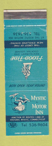 Matchbook Cover - Mystic Motor Inn CT