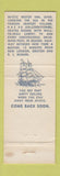 Matchbook Cover - Mystic Motor Inn CT