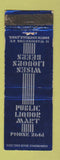 Matchbook Cover - Public Liquor Mart South Norwalk CT WEAR