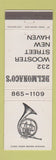 Matchbook Cover - Delmonaco's New Haven CT