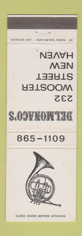 Matchbook Cover - Delmonaco's New Haven CT