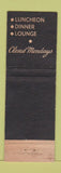Matchbook Cover - Little Vagabondia Restaurant Berlin CT WEAR
