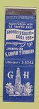 Matchbook Cover - George & Harry's Restaurant New Haven CT feature WEAR