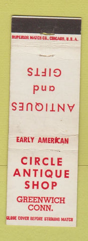 Matchbook Cover - Circle Antique Shop Greenwich CT