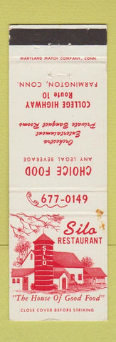 Matchbook Cover - Silo Restaurant Farmington CT WORN