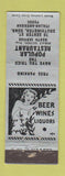 Matchbook Cover - Popular Restaurant Italian Southington CT girlie WORN