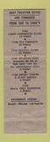 Matchbook Cover - Holden Metal Baths New Haven CT WEAR