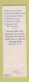 Matchbook Cover - Winsted Savings Bank CT