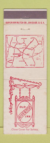 Matchbook Cover - Old Riverton Inn Winsted CT