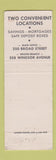 Matchbook Cover - Windsor Federal Savings and Loan CT